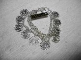 Pulseira rosas Prata - PUF1285025